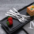 6pcs creative stainless steel fruit sign two tooth fork cake dessert fork Encounter. 
