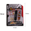 Big Scene DIY Finger Skateboard Grey Mini Park Figure Skate Stunt Ramp Stairs Scooter Venue Combination Indoor Home Toys. 