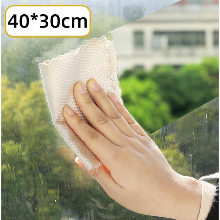 1/5pcs 40*30cm NanoScale Streak-Free Miracle Cleaning Cloths Reusable Easy Clean Home Kitchen Supplies Cleaning Towels
