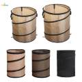 Folded Trash Bin Folding Durable Camping Trash Can for Garden Home Outdoor.