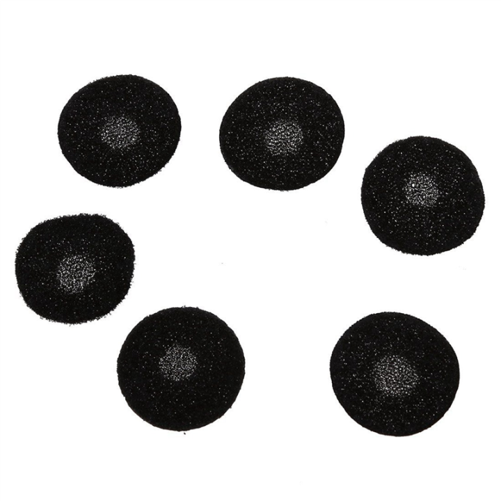 400 Pcs Black Sponge Earbud Headphone Cap Ear Pads Cover Replacement