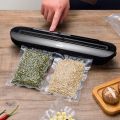 Electric Vacuum Sealer Machine Automatic Food Vacuum With 10pcs Food Saver Bags Household Packaging Machine.