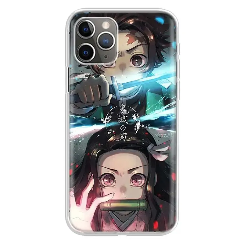 Tanjiro Demon Slayer Cover Phone Case For iPhone 11 14 Pro Max 15