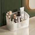 Matte Cosmetic Organizer Bathroom Bedroom Desktop Storage Box for Make Up Lipstick Perfume Skincare Cosmetic Tray Case Box.