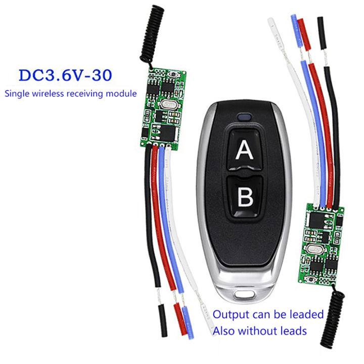 【Sleek】 12V 24V Mini Remote Control Relay 3.6V Micro Remote Control ...