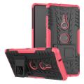 For Sony Xperia XZ3 Heavy Duty Armor Tough Hybrid Shockproof Dual Layer Kickstand Protective Case Cover. 