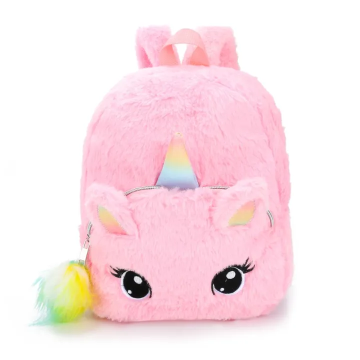 Plush%20Unicorn%20Backpack%20Fluffy%20Unicorn%20School%20Bag%20Baby%20Children%20School%20Bag%20Double%20Shoulder%20Bag%20For%20%20Kindergarten%20Girl%20Boy%20-%20Image%204