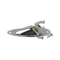 2Pcs Boat Guitar Jack 1/4 Inch Input Output Jack Plate Socket 6.35Mm for Strat Style Guitar Parts - Silver & Gold. 