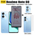 Realme Note60 Privacy Tempered Glass Realme Note 60 Note 50 Screen Protector+Camera Lens Glass+Back Film. 