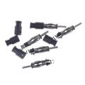 5pcs Auto Car Radio AM/FM Antenna Adapter Male Plug Connector Black. 