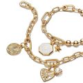 Silver Plated Brass Bracelet Me Pearl Chain Link Bracelets for Women Fine Gift Jewelry fit for Charms 2022 New Me Collection.
