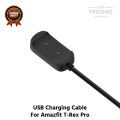 Amazfit T-REX Pro Magnetic Charging Cable High Quality USB Charger Cable USB Charging Cable Dock Bracelet Charger for Amazfit T-REX Pro Smart Watch. 