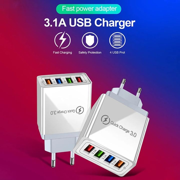 QC3.0%20Quick%20Charger%204%20Port%20USB%20Charger%20Wall%20Mobile%20Charger%20Fast%20Charger%20For%20IPhone%2011%20Samsung%20S9%20Huawei%20Xiaomi%20Power%20Adapter%20-%20Image%202