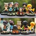 Demon Slayer Mini Figure set; 6 pieces & 4 pieces.