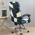 New Geometry Office Computer Chair Cover Elastic Stretch Removable Office Chair Covers Anti-dirty Rotating Chair Slipcover M/L. 