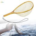 Fishing Landing Net Mesh Net Fishing Nets for Trout Freshwater Kayak Fishing 60cm x 28cm x 25cm. 