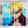 Anime Ninja Uzumaki Uchiha Naruto 3D Printing Blackout Curtain Bedroom Living Room Home Decoration for Children Kids Adults. 