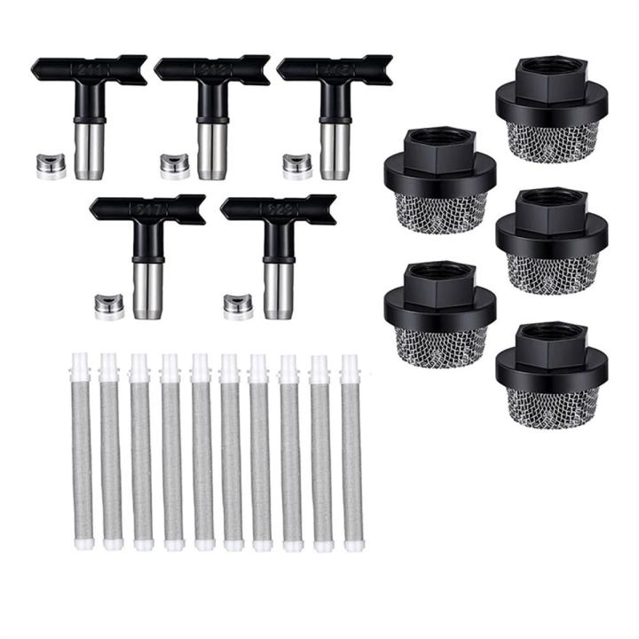 Spray Rig 3 Inch Filter Replacement 20 Pcs Paint Sprayer Parts Include 3/4 Inch Replacement Inlet Filter ...