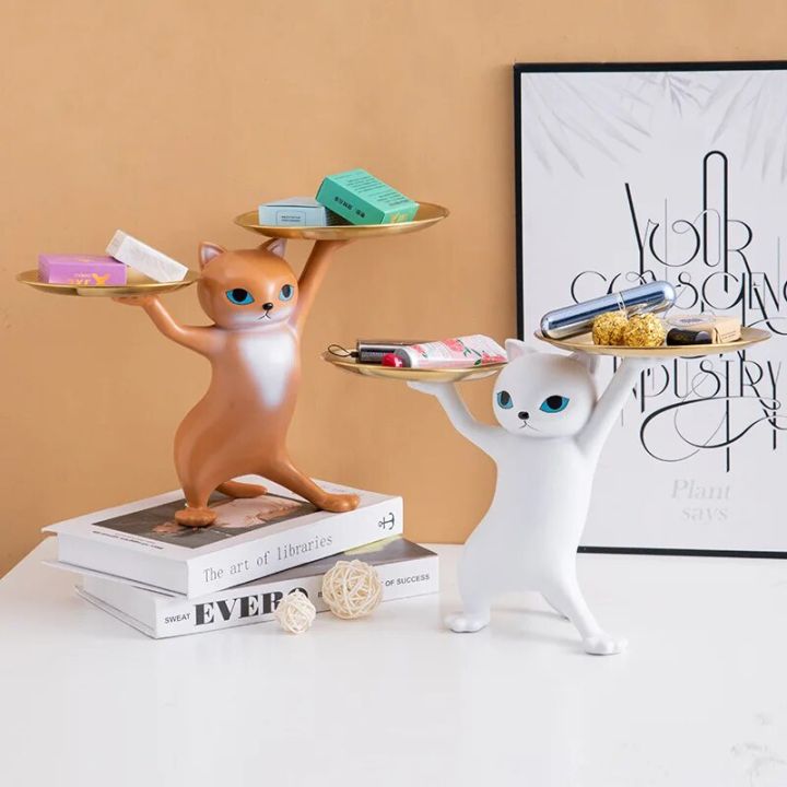 Nordic%20Resin%20Cat%20Tray%20Statue%20Bedroom%20Entrance%20Home%20Office%20Table%20Desk%20Decor%20Accessorie%20Key%20Candy%20Container%20Storage%20Sculpture%20-%20Image%203