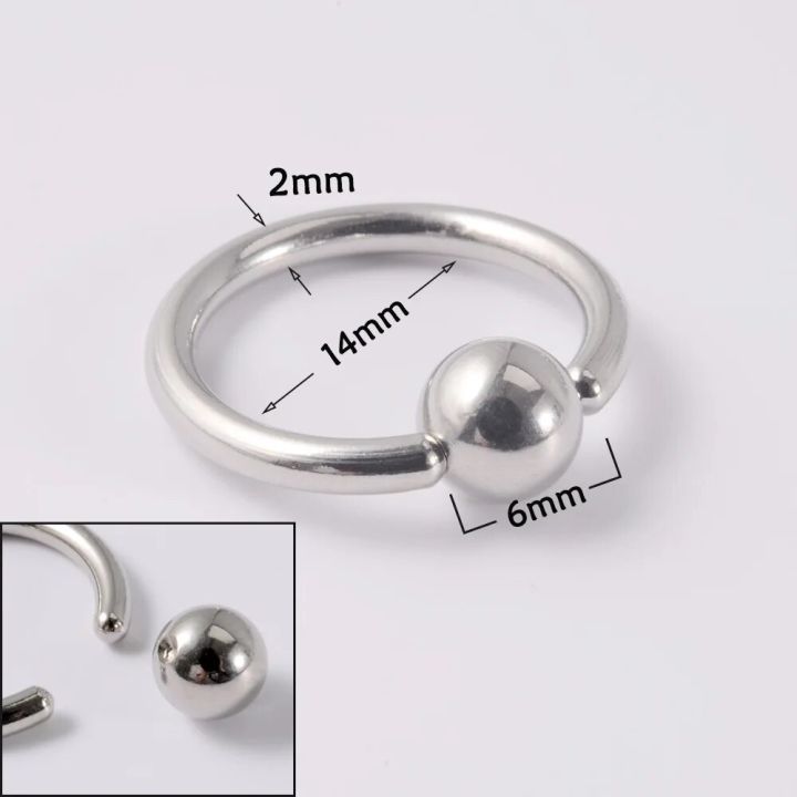 316%20Stainless%20Steel%20Body%20Piercing%20Nose%20Ring%20Stud%20Earrings%20Spring%20Action%20Captive%20Bead%20Ring%20CBR%202G%204G%206G%208G%200G%2000G%20Body%20Jewelry%20-%20Image%206
