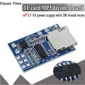 GPD2846A Board 2W Amplifier TF Card MP3 Player Module for Arduino GM Power Supply Module 5V Audio Mode. 