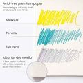 Cream Color sketch paper | off white cartige paper | Drwaing paper for sketch color pencil charcoal and pen drawing | 120gm Pack of 50Pcs. 