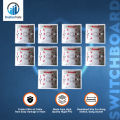 Bundle of 10 Pieces Single Gang PVC Back Box - Safe - Organize Your Electrical Wiring Neatly - Durable Spacious Organized.