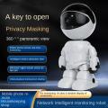 2MP Camera IP Camera Wireless Home Security Robot Camera Two-way Audio Surveillance Invisible Lens Wifi Night Vision Pet Robot.