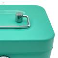 Cash Box with Lock Keepsake Metal Handle Money Box Portable Holder Storage Box Small Lockable Coin. 