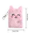Cute Cartoon Plush Cat Small Hand Ledger Diary Book Girl Note Book Student Birthday Gift Notebook For Kids School Supplies Eatop. 