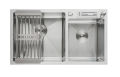TekaSpain Handmade Stainless Steel Kitchen Sink 32 x 18".