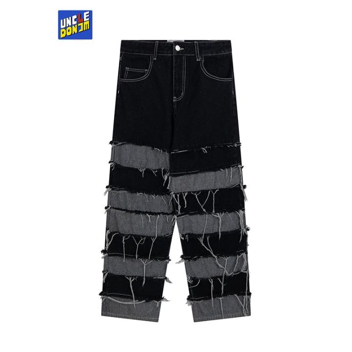 Tassel%20Pants%20Men's%20Fashion%20Brand%20Pendant%20Wide%20Leg%20Hip%20Hop%20Lazy%20Wind%20Jeans%20Couple's%20Pants%20Loose%20Jeans%20Men%20-%20Image%206