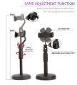 Desktop Mobile Phone Holder Stand 360 Rotate For Live Streaming Shoot Youtube Tiktok Video Round Base Smartphone. 