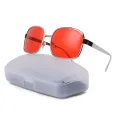 Project Mayhem Sunglasses Fight Club Tyler Durden Oliver Peoples 523 Brad Pitt men RED lens sunglasses:with box. 