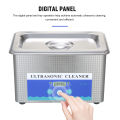 900mL Digital Ultrasonic Cleaner with Degassing Function Household Glasses Cleaning Machine Stainless Steel Jewelry Cleaning Tool Toothbrush Cleaning Instrument US Plug.