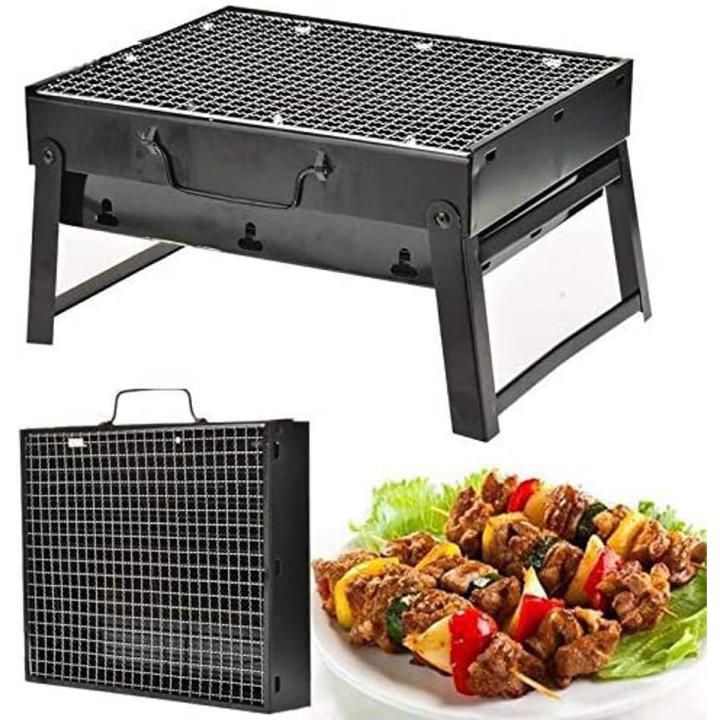 Saiyam Charcoal Base Portable Folding Barbeque Grill Toaster BBQ (36 x ...