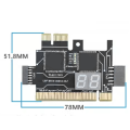 1 Piece Analyzer LPC Debug Card PCI PCI-E Post Test Kit Motherboard Diagnostic Card J04 PC+Metal. 