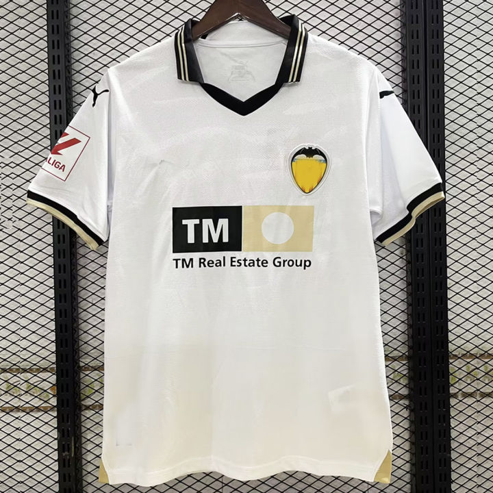 23-24 Valencia ome Jersey Short-eeed Adult Football niform hai Competition niform