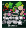 Toy Kitchen Set For Baby 45 item aluminiam and plastic.