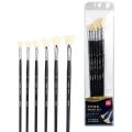 Deli 73896 Painting Brush Fan Bristle Set 6's.