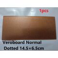 DOTTED Veroboard Normal Dotted 14.5×6.5cm Stripboard Vero Board Dot Veroboard Single Side For Prototyping Designing Weld Soldering Arduino DIY. 