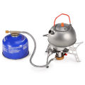 Foldable Camping Gas Stove Windproof Piezo Ignition Backpacking Stove Outdoor Portable Cooking Stove. 