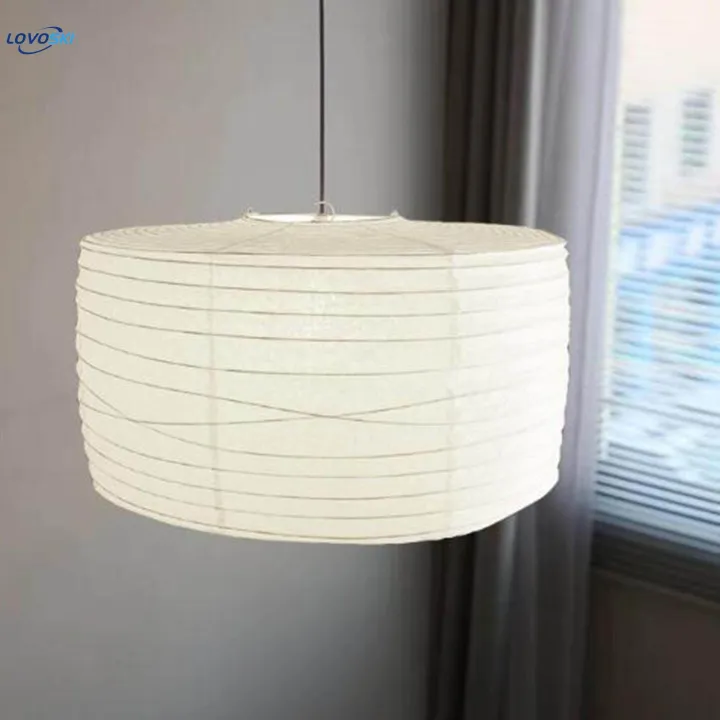 Pendant%20Lights%20Paper%20Lampshade%20(E27%20Bulb)%20Simple/Off%20Switch%20Bedside%20Ceiling%20Light%20for%20Reading%20Room%20-%20Image%204