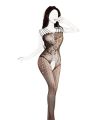 Net Large Size Tight Set Womens Transparent Open Body Dress. 