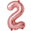 （New）32-inch Roe old Digital Aluminum Film Balloon 0-9 Number Party Venue Decoration Prop Balloon ize. 