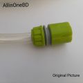 Water Pipe Connectors and Spray Gun 3 Pcs for Garden, Irrigation, Car washer Pipe Fitting Adapter Coupling..