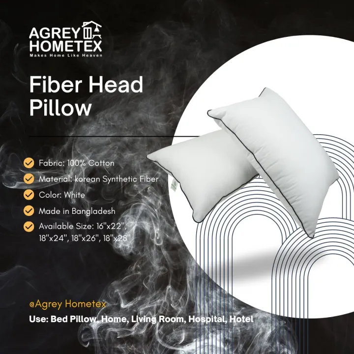 Exclusive%20Fiber%20Head%20Pillow,%20High%20Loft,%20White,%20(18"x28"),%201%20Pcs%20-%20Image%206