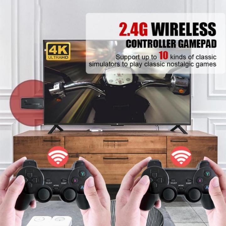 Portable%204K%20TV%20Video%20Retro%20Game%20Console%202.4G%20Wireless%20Controller%20Family%20Game%20Stick%20Built-in%2010000+%20Classic%20Games%20-%20Image%202