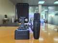 K-18 3 in 1 V 5.3 Rotary Bracket Wireless Microphone Wireless Speaker Loud Audio HIFI BASS K18 BT Speaker. 