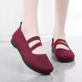 Spring and Autumn Old Beijing Cloth Shoes Women's Embroidered Shallow Mouth Middle-Aged Mom Women's Single Shoes Ethnic Style Shoes Hanfu Ancient Style Cloth Shoes.